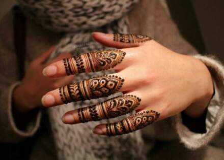 Step-by-Step Easy Simple Finger Mehndi Design