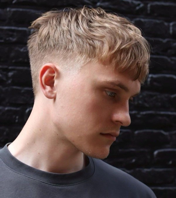 Low Fade with Fringe