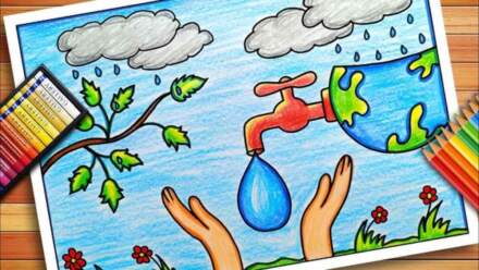 Save Water Save Life Drawing: The Power of Conservation